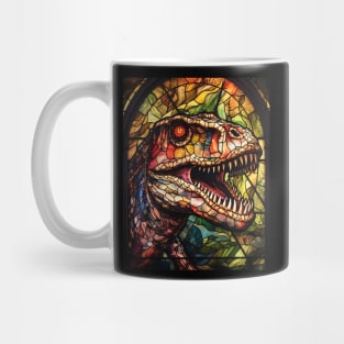 T-Rex dinosaur face Mug